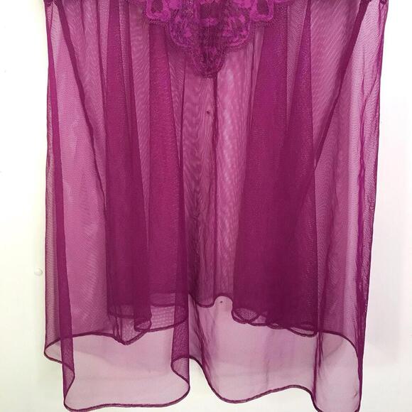 Victoria Secret Top Womens Large Lingerie Babydoll Teddy Sheer Sexy New - Picture 3 of 9